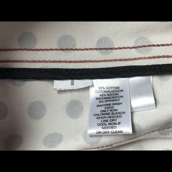 LOFT Polkadot career skirt 4 - Picture 8 of 9